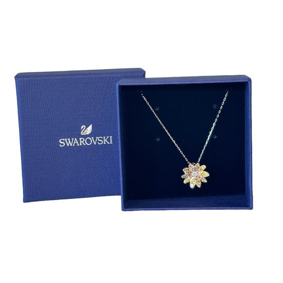 Swarovski Eternal Flower pendant Flower, Multicolored, Mixed metal finish - Picture 1 of 6